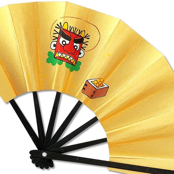 歳時記】豆扇子 節分【台付きセット】【※※※名入れ不可※※※】(Rf112