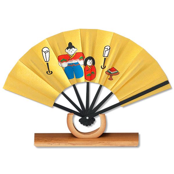 【歳時記】豆扇子 ひな祭り【扇子単品】(Rf113) | 