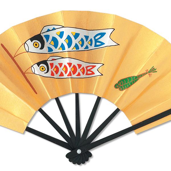 【歳時記】豆扇子 こいのぼり【扇子単品】(Rf114) |  | 01