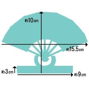 外国へのお土産/豆扇子 卵竹お雛さん【台付きセット】【※※※名入れ不可※※※】(Rf119) |  | 02