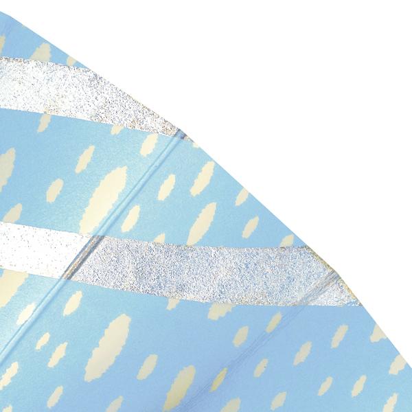 舞扇子 吹雪 水色地 アウトレット(S011) |  | 02