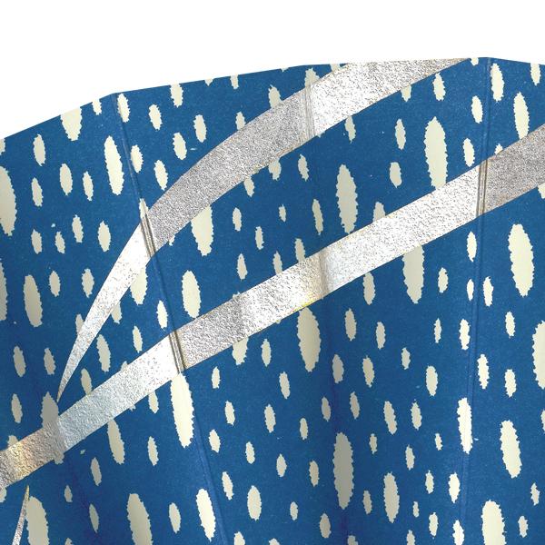 舞扇子 吹雪 紺地 アウトレット(S012) |  | 02