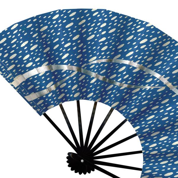 舞扇子 吹雪 紺地 アウトレット(S012) |  | 04