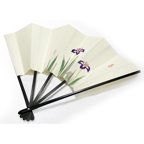 飾り京扇子/都の四季4/あやめ(T004) |  | 02