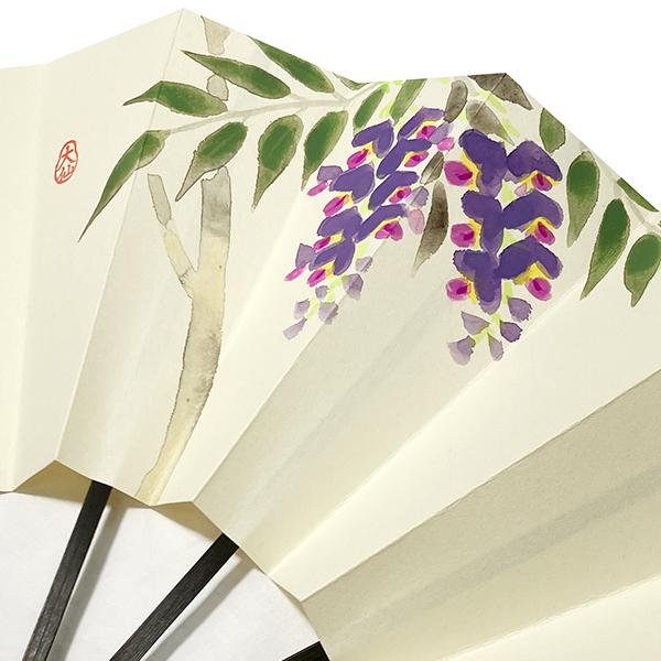 飾り京扇子 都の四季 藤(T005) |  | 01