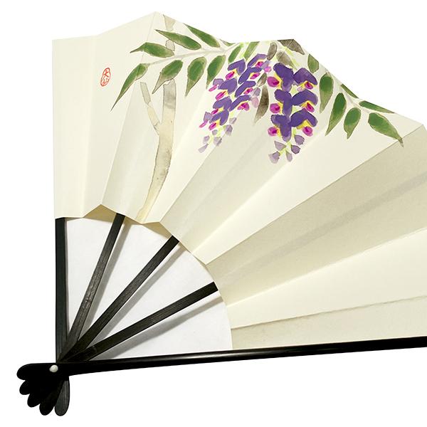 飾り京扇子 都の四季 藤(T005) |  | 02