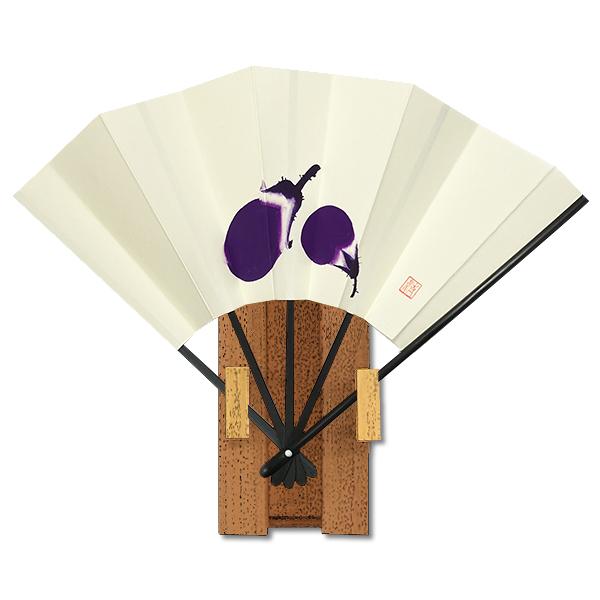 飾り京扇子 都の四季 茄子(T001) | 