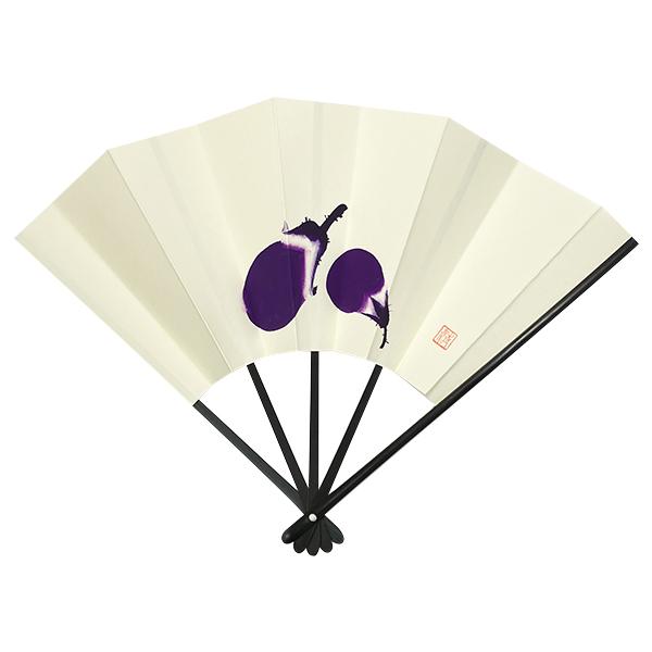 飾り京扇子 都の四季 茄子(T001) |  | 01