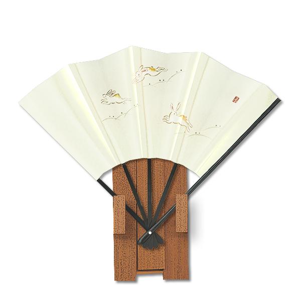 飾り京扇子 都の四季 うさぎ(T040) | 