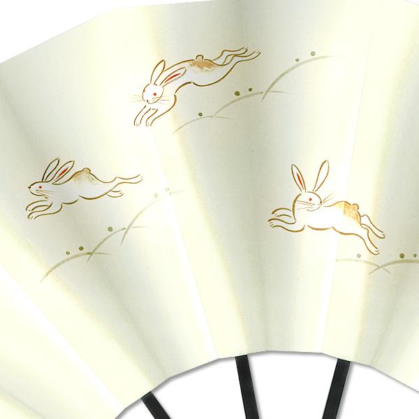 飾り京扇子 都の四季 うさぎ(T040) |  | 01
