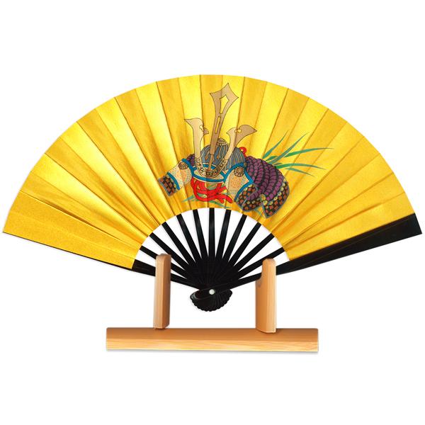 節句扇子/兜/飾り茶扇台付きセット1(Tb01) | 