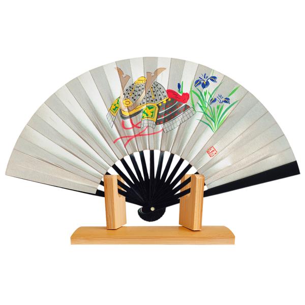 節句扇子/兜/飾り茶扇台付きセット(Tb03) |  | 03