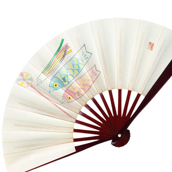 節句扇子/鯉のぼり/飾り茶扇 台選択式(Tb04) |  | 06