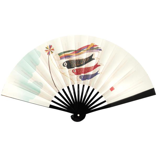 歳時記 飾り茶扇台付きセット/黒塗 鯉のぼり(Tc04) |  | 01