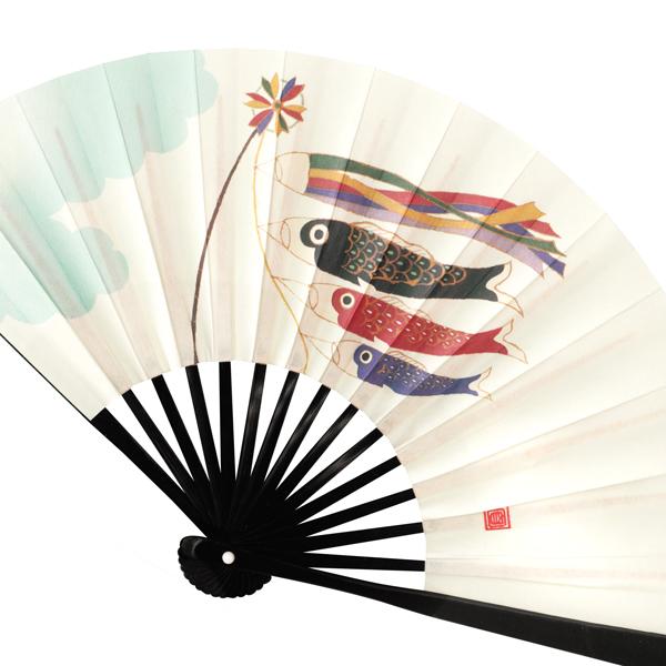 歳時記 飾り茶扇台付きセット/黒塗 鯉のぼり(Tc04) |  | 06