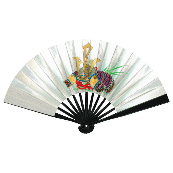 【節句飾り】兜・お雛様　茶扇飾り台付きセット(Td05) |  | 07