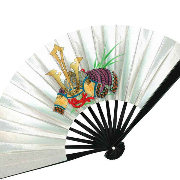 【節句飾り】兜・お雛様　茶扇飾り台付きセット(Td05) |  | 08