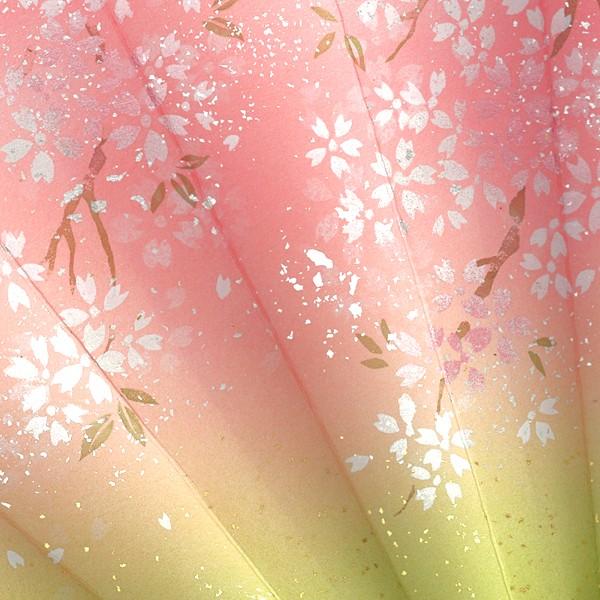 高級飾り京扇子/桜/台付(U101) |  | 02
