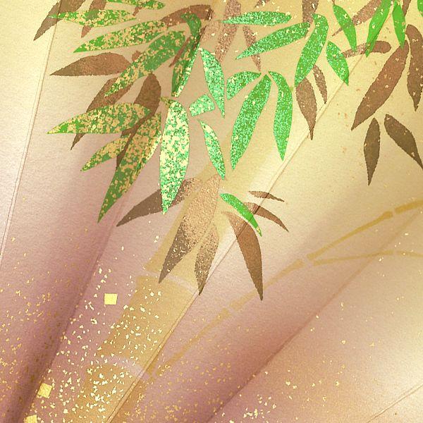 高級飾り京扇子/青竹/台付(U103) |  | 01