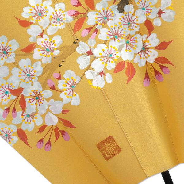 高級飾り京扇子/桜/台付(U112) |  | 06