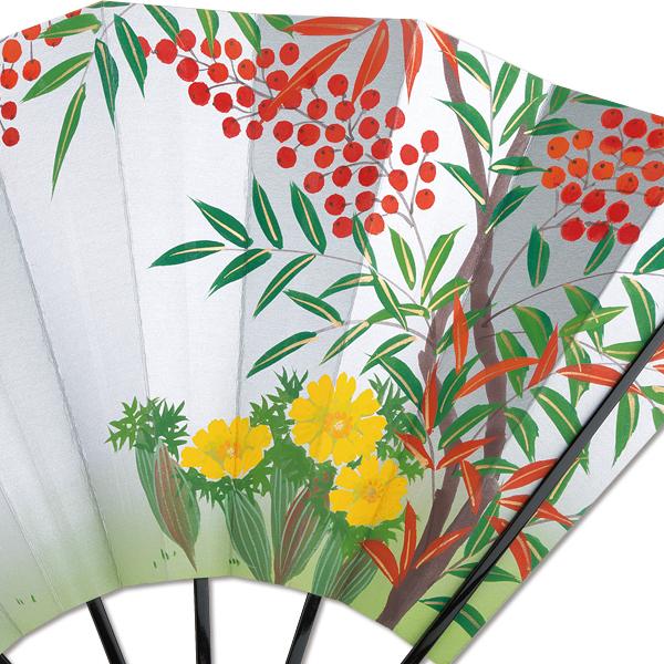 高級飾り京扇子 南天/台付(U116) |  | 04