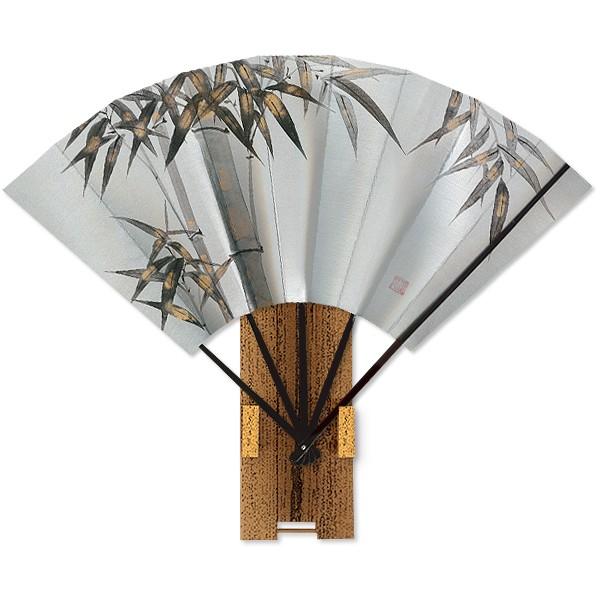 高級飾り京扇子 墨絵竹/台付(U200) | 