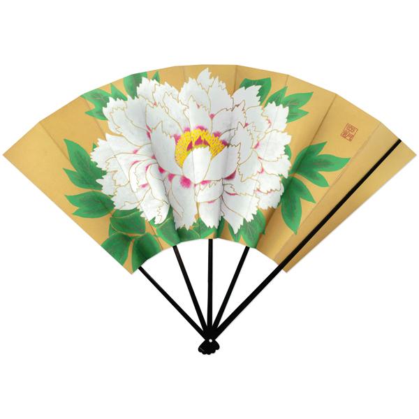 高級飾り京扇子 牡丹/台付(U202) |  | 03