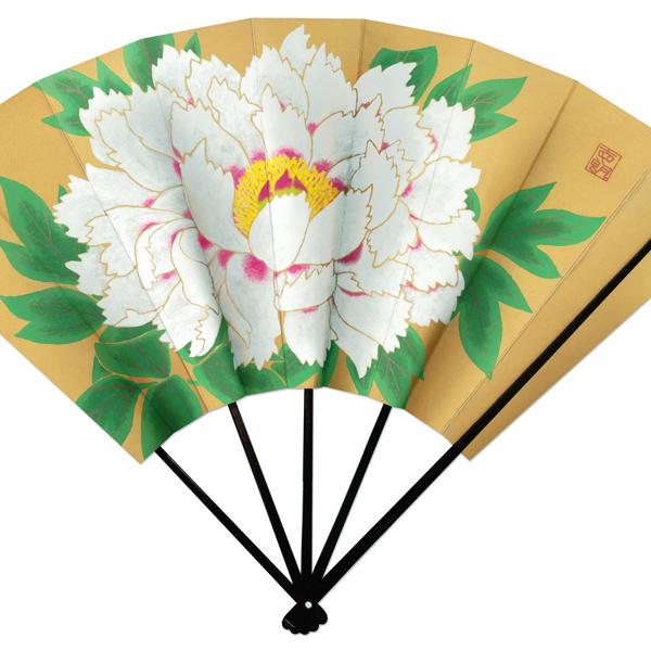 高級飾り京扇子 牡丹/台付(U202) |  | 04