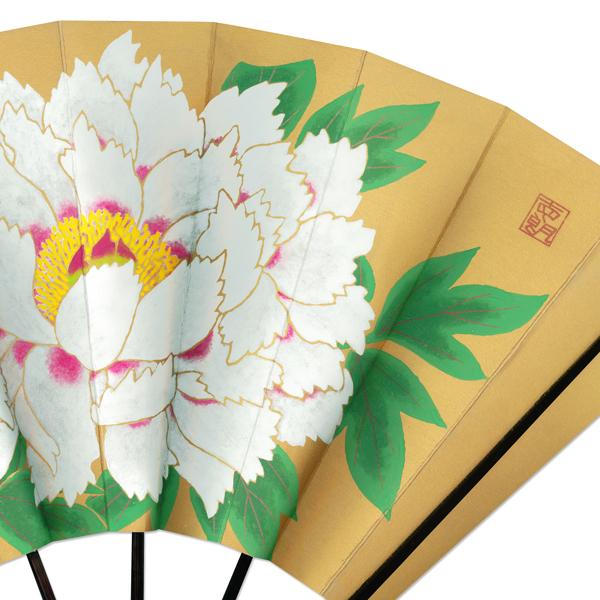 高級飾り京扇子 牡丹/台付(U202) |  | 05