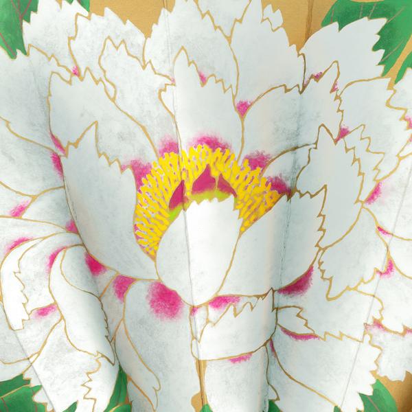 高級飾り京扇子 牡丹/台付(U202) |  | 08