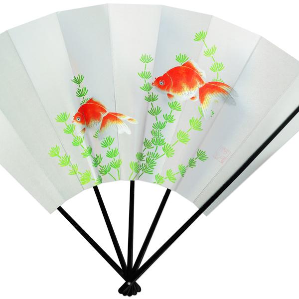 高級飾り京扇子 金魚/台付(U205) |  | 01