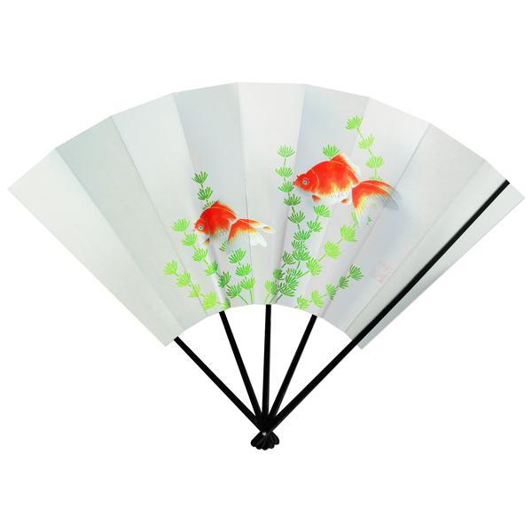高級飾り京扇子 金魚/台付(U205) |  | 06