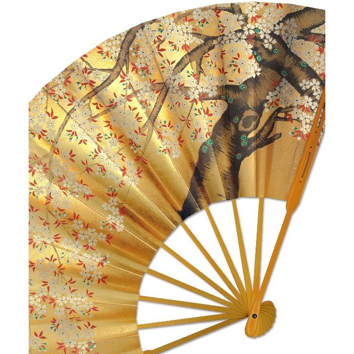 飾り京扇子 高級仕舞扇子　 紅葉/小桜(Ub102) |  | 03