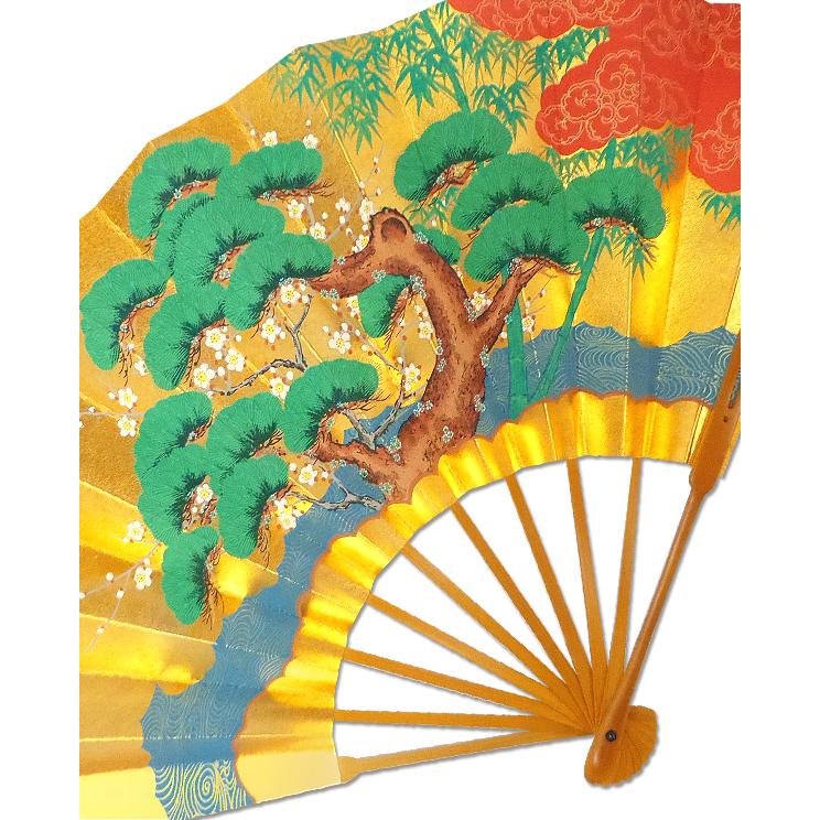 飾り京扇子 高級仕舞扇子　松竹梅/桔梗(Ub104) |  | 04