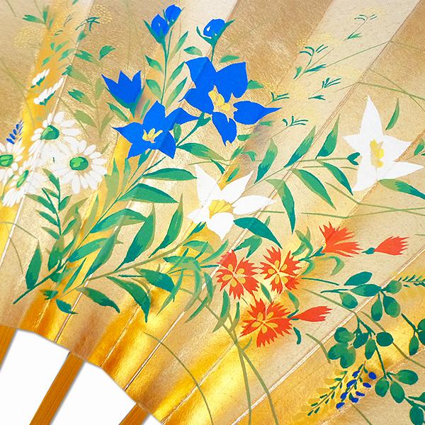 飾り京扇子 高級仕舞扇子　松竹梅/桔梗(Ub104) |  | 06