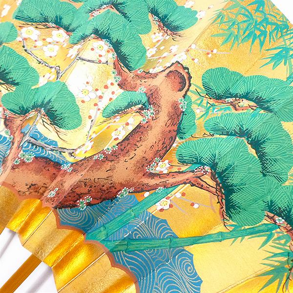 飾り京扇子 高級仕舞扇子　松竹梅/桔梗(Ub104) |  | 07