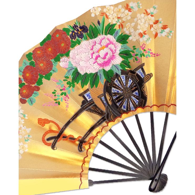 飾り京扇子 高級仕舞扇子　花車/紅葉(Ub301) |  | 05