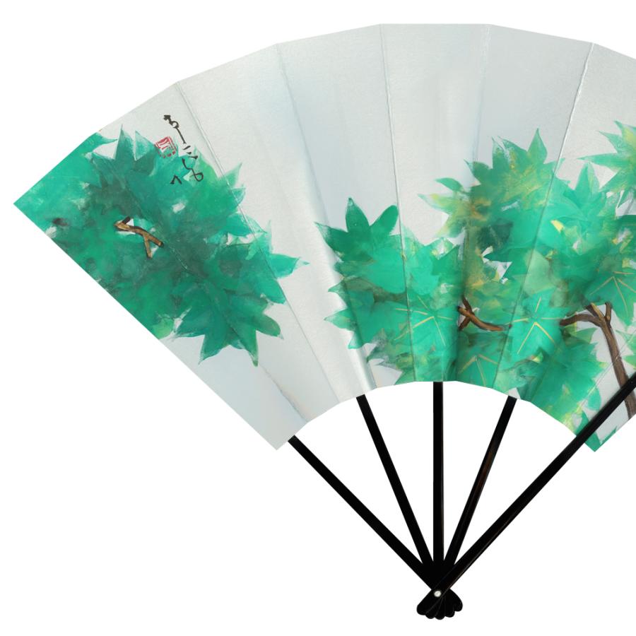 高級飾り京扇子 楓/台付(Uk003) |  | 06