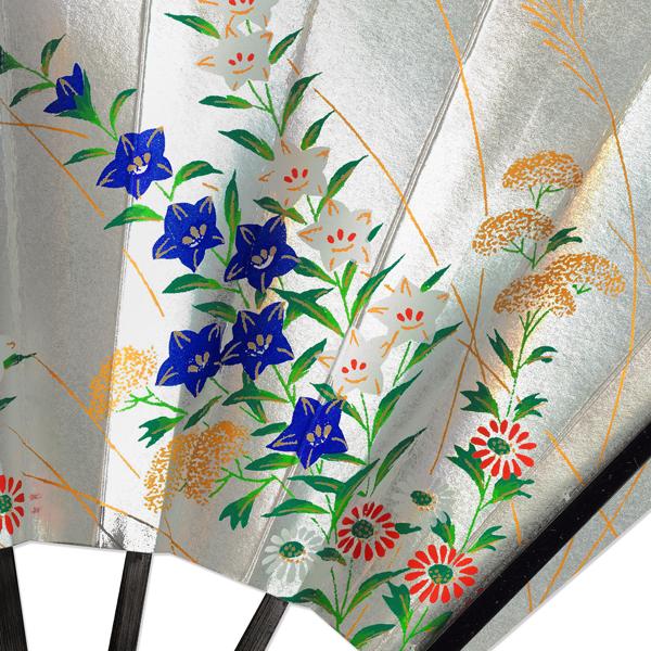 飾り京扇子 舞扇子タイプ 花車/秋草[数量限定] Xa001(Xa001) |  | 07