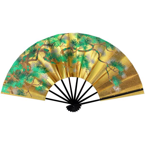 飾り京扇子/舞扇子タイプ 群鶴/緑松(Xb010) |  | 07