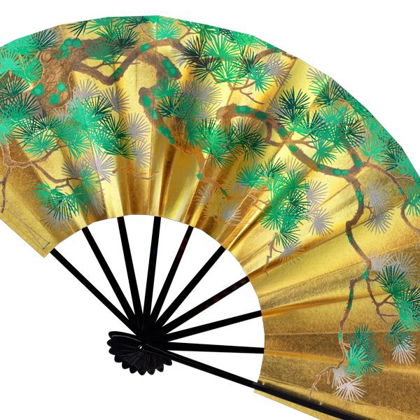 飾り京扇子/舞扇子タイプ 群鶴/緑松(Xb010) |  | 08