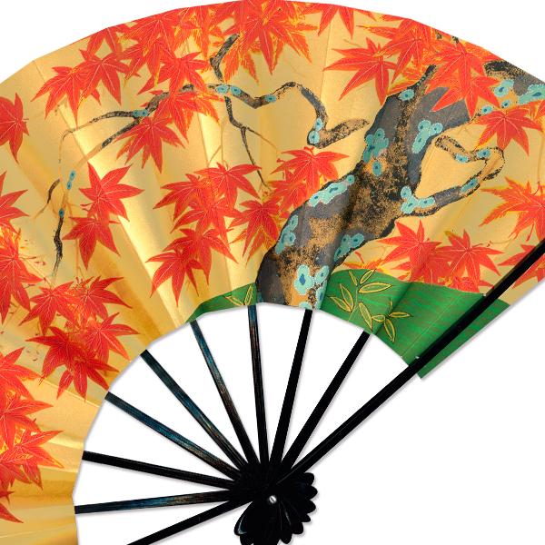 飾り京扇子/舞扇子タイプ 櫻/紅葉(Xc004) |  | 07