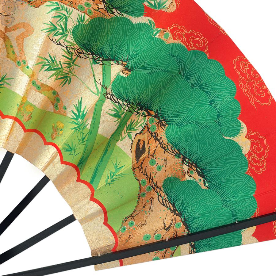 飾り京扇子/舞扇子タイプ 花車/松竹梅(Xd101) |  | 11