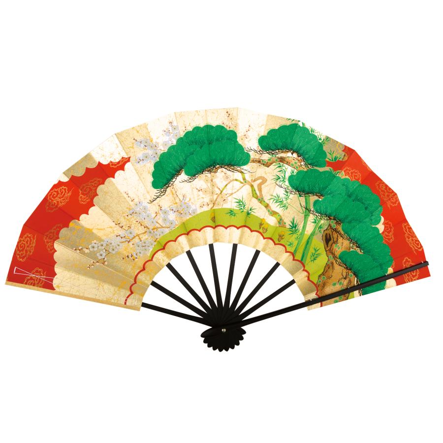 飾り京扇子/舞扇子タイプ 花車/松竹梅(Xd101) |  | 04