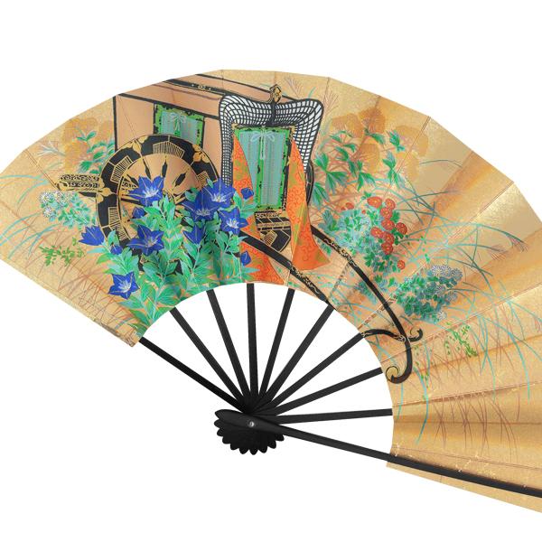 飾り京扇子/舞扇子タイプ 御所車/櫻(Xd102) |  | 12