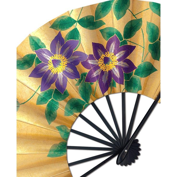 飾り京扇子/舞扇子タイプ 鉄線/桜(Xe005) |  | 04