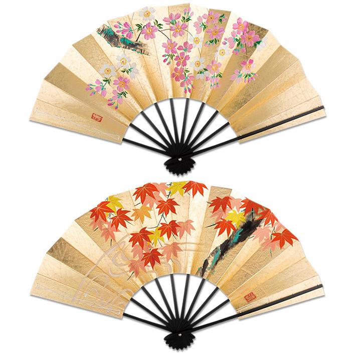 飾り京扇子/舞扇子タイプ 桜/紅葉(Xe009) : 扇子司 伊藤常 - 通販
