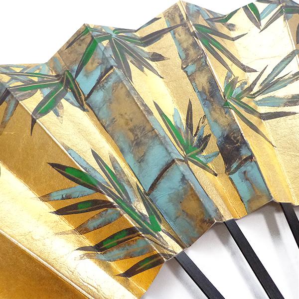 飾り京扇子/舞扇子タイプ 糸菊/青竹(Xe012) |  | 07