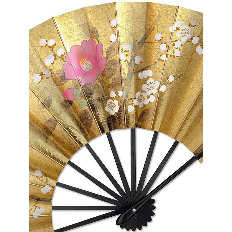 飾り京扇子/舞扇子タイプ おしどり/梅椿(Xe102) : 扇子司 伊藤常