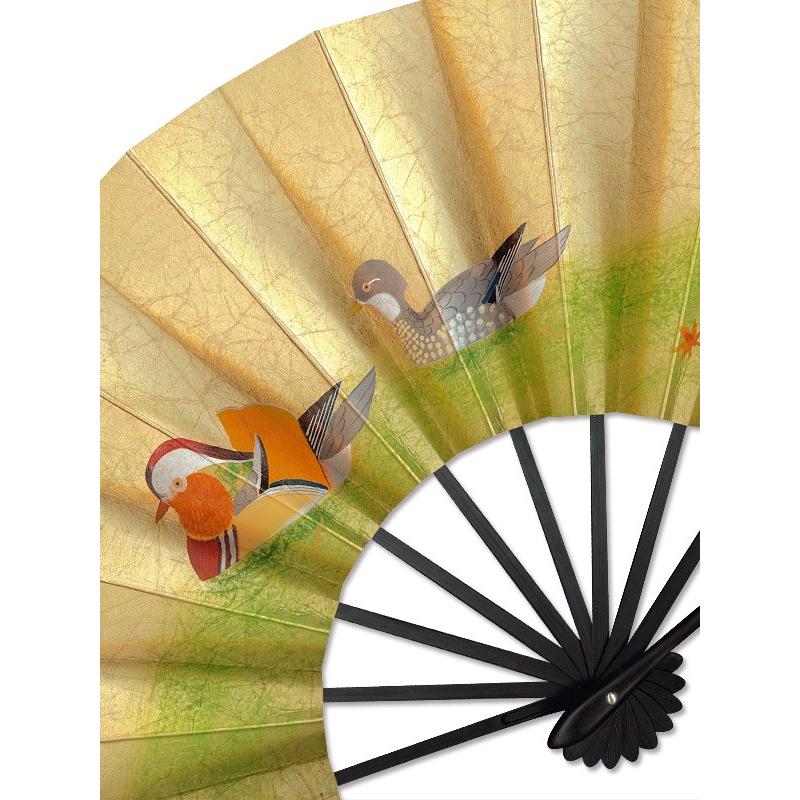 飾り京扇子/舞扇子タイプ おしどり/梅椿(Xe102) |  | 05